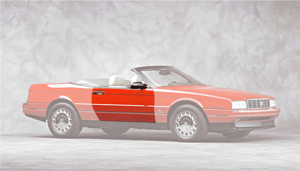 (image for) 1993 CADILLAC ALLANTE ORIGINAL OEM RIGHT DOOR SHELL