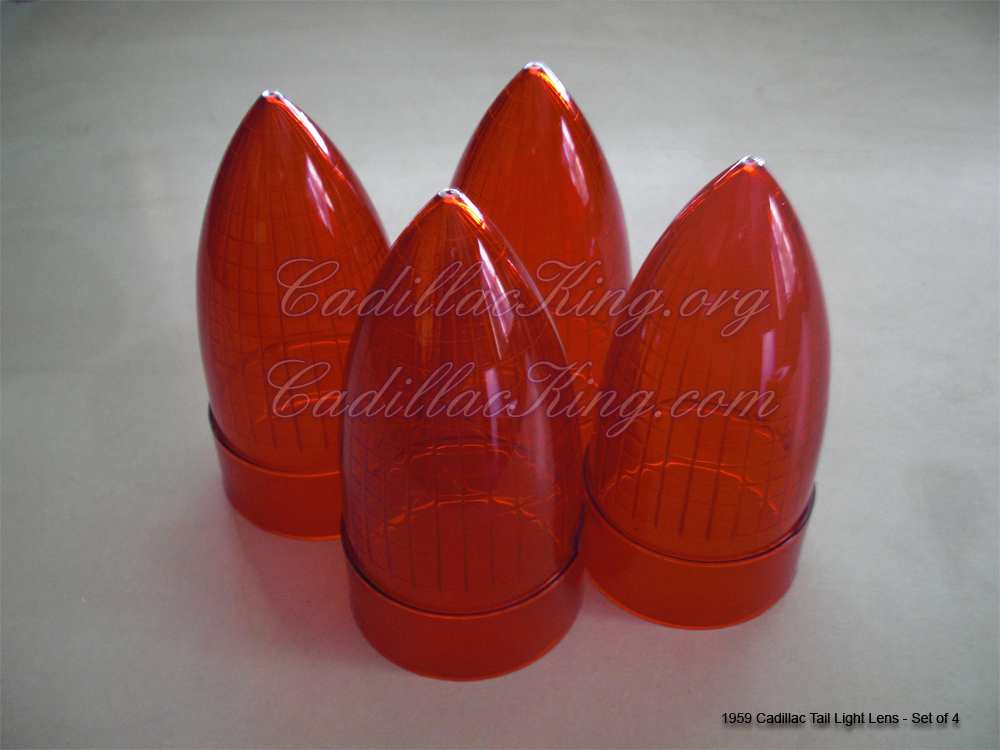 (image for) 1959 CLASSIC RED TAIL LIGHT LENS - SET OF 4