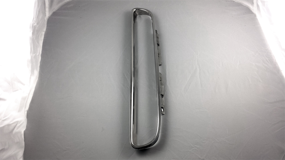 (image for) 1966 CADILLAC TAIL LIGHT LENS CHROME BEZELS - SINGLE
