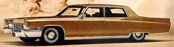 (image for) 1969 Brougham Sedan 4 Door Cadillac Fleetwood