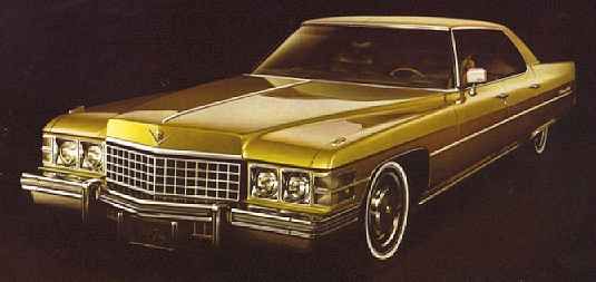 (image for) 1974 4 Window / Hardtop Sedan Cadillac De Ville