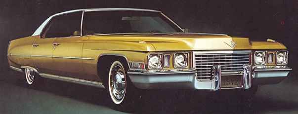 (image for) 1972 4 Window / Hardtop Sedan Cadillac De Ville