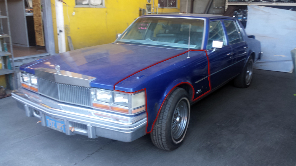 (image for) 1979 CADILLAC SEVILLE LEFT FENDER - GOOD USED