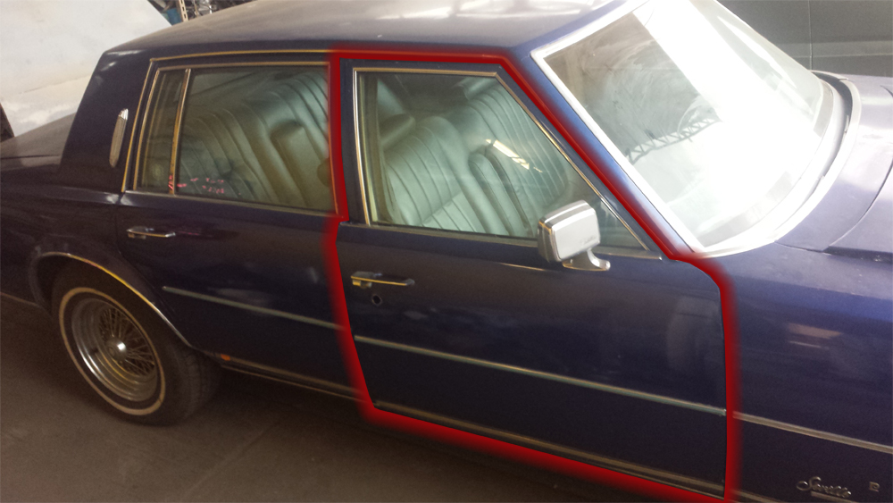 (image for) 1979 CADILLAC SEVILLE RIGHT FRONT DOOR SHELL ONLY