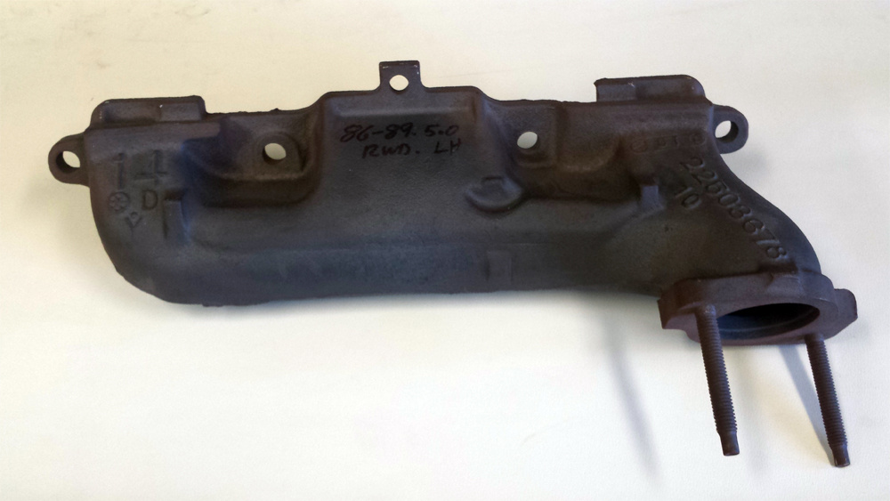 (image for) 1986 1987 1988 1989 5.0 RWD EXHAUST MANIFOLD LEFT CAST 22503678