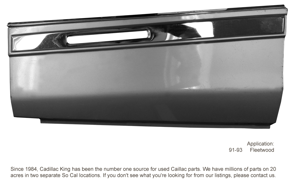 (image for) 91-93 FLEETWOOD RIGHT REAR QUARTER LOWER PANEL