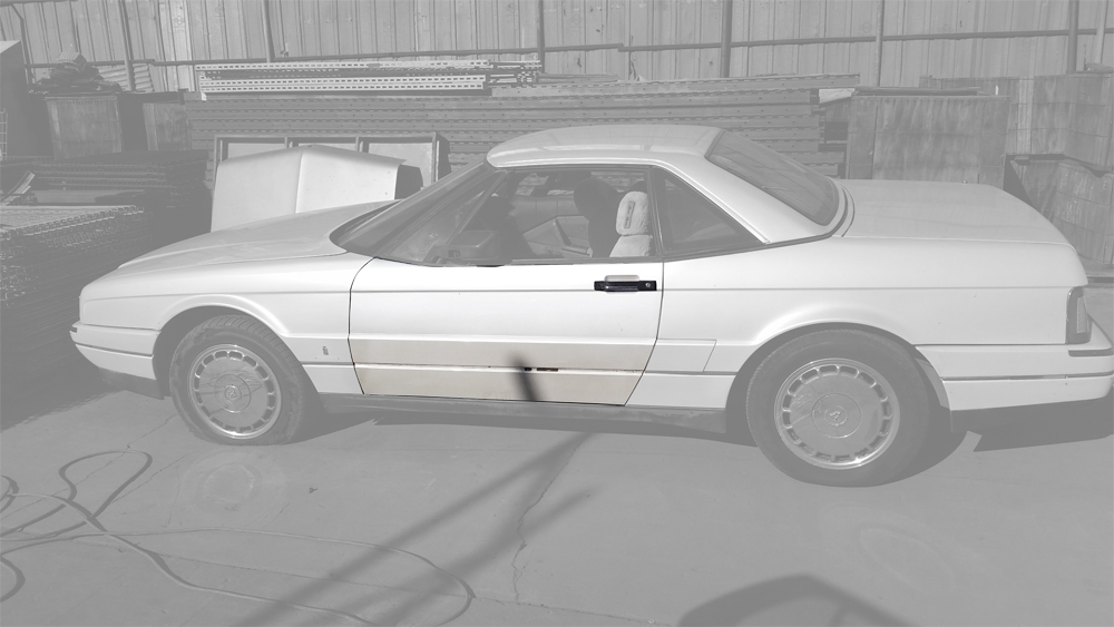 (image for) 1987 1988 1989 1990 1991 1992 CADILLAC ALLANTE LEFT DOOR SHELL