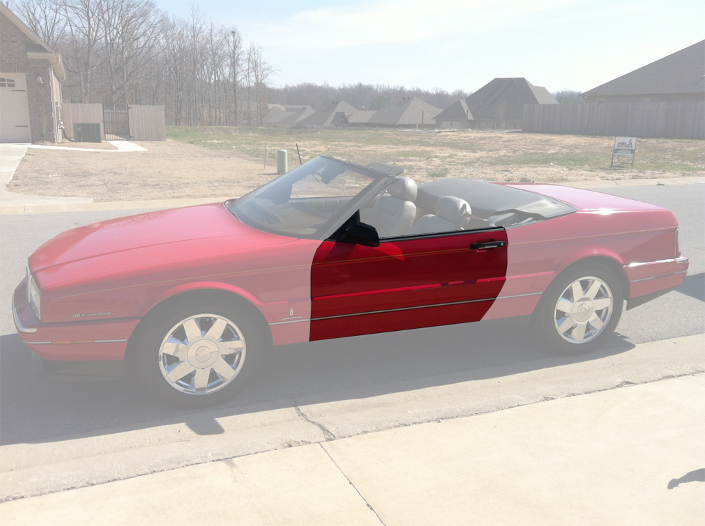 (image for) 1993 CADILLAC ALLANTE ORIGINAL OEM LEFT DOOR SHELL