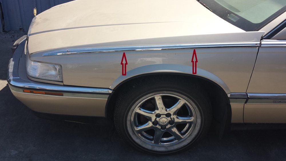 (image for) 1992-2002 CADILLAC ELDORADO OPTIONAL "BIARRITZ" SET OF MOLDING