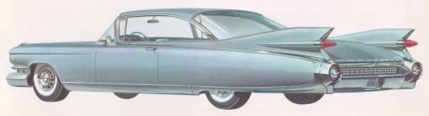 (image for) 1959 SeVille Hardtop Coupe 2 Door Cadillac Eldorado Series 6400