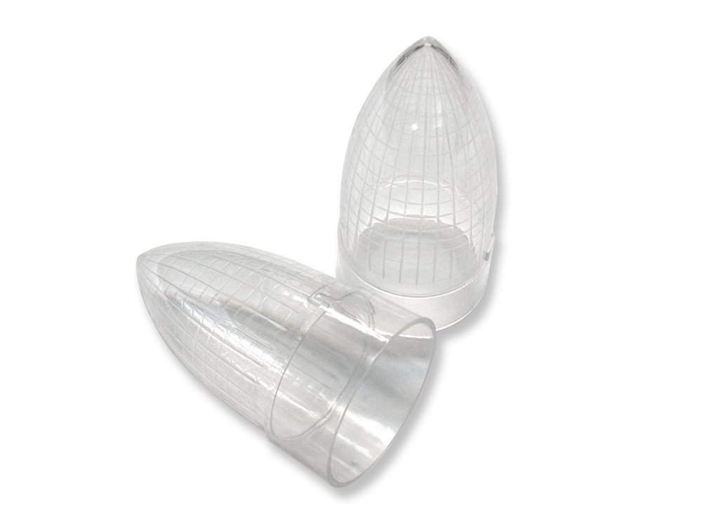 (image for) 1959 VINTAGE CLEAR TAIL LIGHT LENS - PAIR