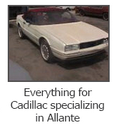 Everything for Cadillac specializing in Allante