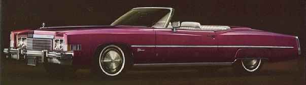 (image for) 1974 Convertible Coupe 2 Door Cadillac Fleetwood Eldorado Series