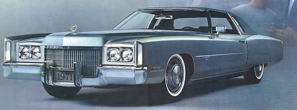 (image for) 1971 Hardtop Coupe 2 Door Cadillac Fleetwood Eldorado Series 693