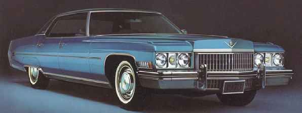 (image for) 1973 4 Window / Hardtop Sedan Cadillac De Ville